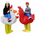 INFLATABLE HORSE RIDING NOVELTY FANCY DRESS WESTERN AIR COST