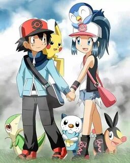 Pin by ndeahh dou on Pearlshipping Ash and dawn, Pokemon wai