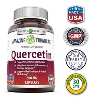 ข า ย เ ค ว อ ซ ท น Quercetin 500 Mg 120 Vcaps by Amazing Nu