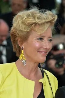 Emma Thompson Short Curls Short hair styles, Womens hairstyl