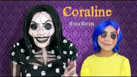 Coraline's Other Mother Makeup Tutorial - YouTube