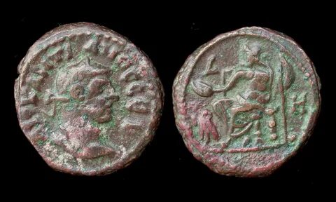 Roman Egypt, Diocletian, Zeus reverse, Year 7, Noble Roman C