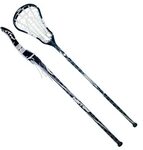 Solo One-piece Lacrosse Stick, Strung, Navy/silver - Transpa