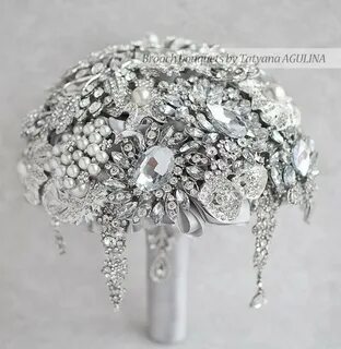 Brooch Bouquet. The Great Getsby Crystal Wedding Brooch Bouq