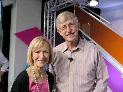 File:Judy Woodruff and Francis Collins at Spotlight Health A