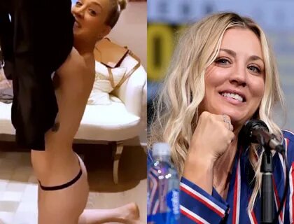 Son tangas o teipe? Kaley Cuoco lo muestra casi todo en un e