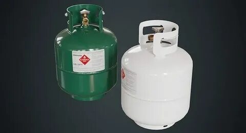 3D model Propane Tank 1A VR / AR / low-poly CGTrader