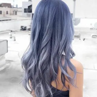 Ash blue ombré 💙 Hair by @mijuvansalon . . @mijuvanmicroblad