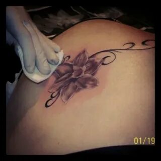 My tattoo, a Narcissus (my birth flower) Birth flower tattoo
