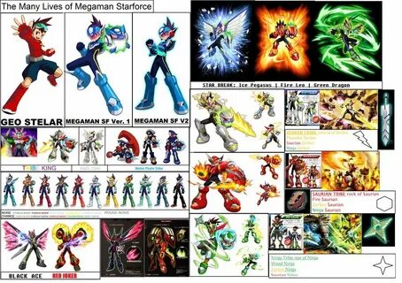 Megaman Starforce Forms by ThaviduX123 on DeviantArt Game ch