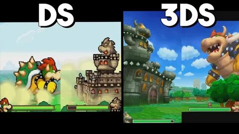Mario & Luigi: Bowser's Inside Story 3DS vs. DS - Giant Batt