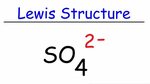 How To Draw The Lewis Structure of SO4 2- (Sulfate Ion) - Yo