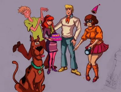 scooby doo fan art color picture, scooby doo fan art color w