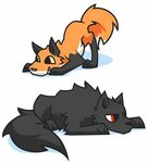 Wolf And Fox Cute fox drawing, Cute animal drawings, Fox dra