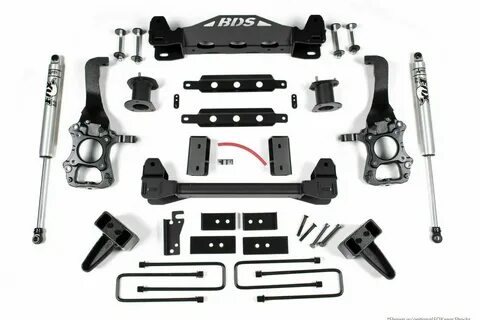 Шок и Strut BDS 6'' LIft Kit W/ 4'' Rear Lift Block & NX2 Sh