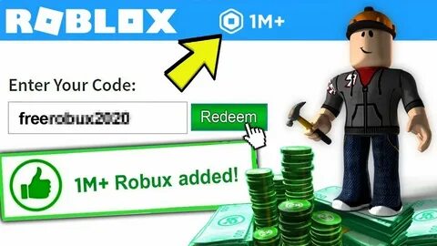 FREE ROBUX OF ROBLOX MARCH 2020 1M+ CODE!!! - YouTube