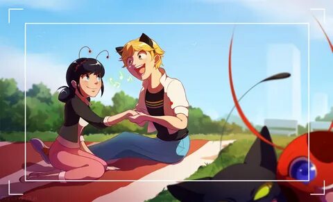 Marinette and Adrien - Miraculous Ladybug অনুরাগী Art (39725