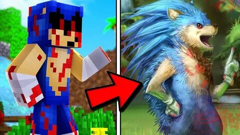 REAL LIFE SONIC.EXE IN MINECRAFT - YouTube