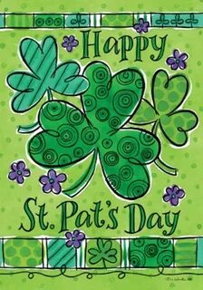 Happy St. Pat’s Day Mini Garden Flag - Candles, Chimes & Cra
