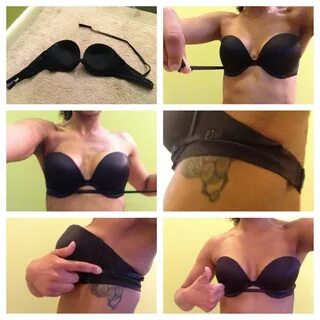 how to get your strapless bra to stay up.
