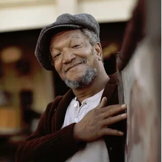 Redd Foxx as Fred G. Sanford on the Set of 'Sanford and Son'
