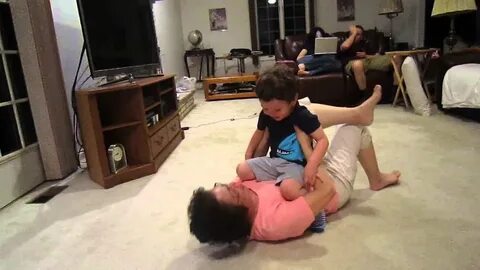 wrestling with Grandma 8 22 15 - YouTube