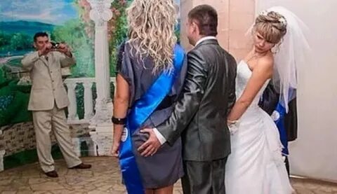Топ нелепых свадебных фото, которые стыдно будет показать ро