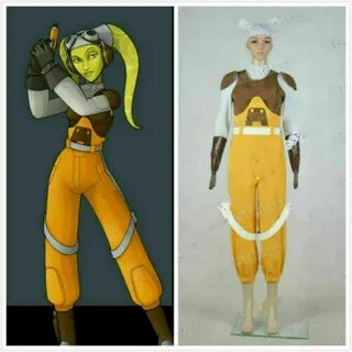 Star Wars Rebels Hera Syndulla Cosplay Costume& leonawaterfa