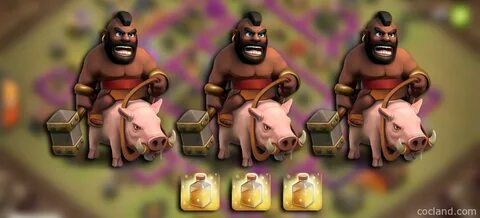 Advanced Hog Riders Attack Strategy Clash of Clans Land