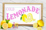 lemonade stand sign art Cut file Sublimation Print Summer sv