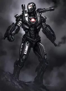 War Machine *Andy Park Iron man armor, Iron man art, War mac