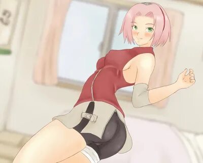 Safebooru - bike shorts blush breasts erect nipples female g