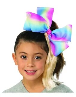 JoJo Pink Bow with Ponytail JoJo Siwa Costume Accessory