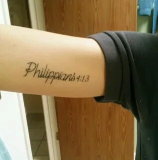 Philippians 4:13 strength tattoo Strength tattoo, Tattoos, 1