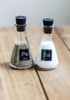 Elements salt and pepper shaker set #product_design Stuffed 