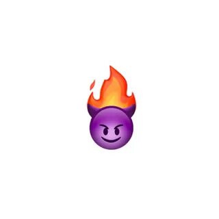 burning devil fire emoji 293188636018211 by @satanicbarbie