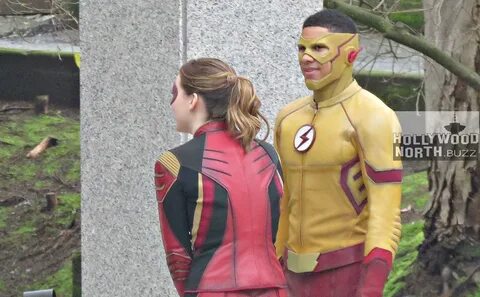 SHOOT: THE FLASH, Jesse Quick & Wally West aka Kid Flash in 