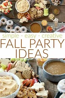 Fall Party Ideas :: These simple and easy fall party food id