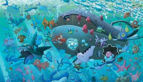 Water pokémons! Water pokémon, Pokemon poster, Water type po