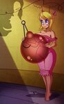 Xbooru - big breasts breasts christmas cindy lou who cleavag