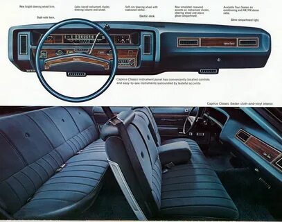 1976 Chevrolet Caprice Sport Sedan standard interior (With i