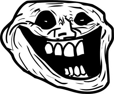 Trollface Png Transparent - Troll Face Meme Clipart - Large 