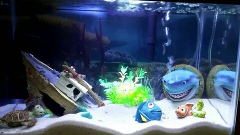 Finding Nemo Themed Aquarium - Fish Tank - YouTube