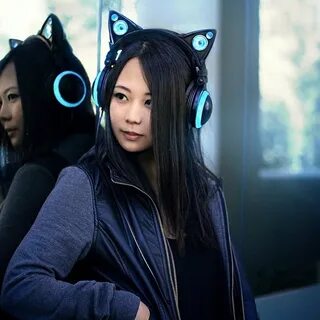 Asian porn cat ear headphones