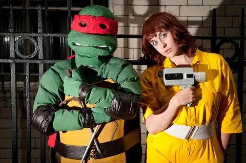 April O'Neil with Raphael Cosplay