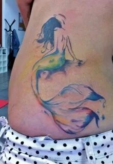 A mermaid tattoo isn't for everyone. If you have a wild side
