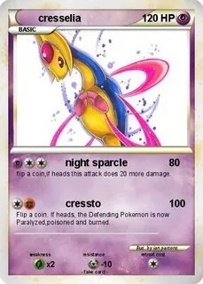 Pokémon cresselia 435 435 - night sparcle - My Pokemon Card
