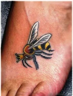 37 Best Bee Tattoos On Foot