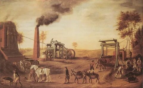 Industrial Revolution Paintings Британская История, Угольная Промышленность, Исторический