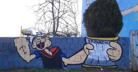Clever Popeye Street Art In Istanbul By Semi O.K Bored Panda